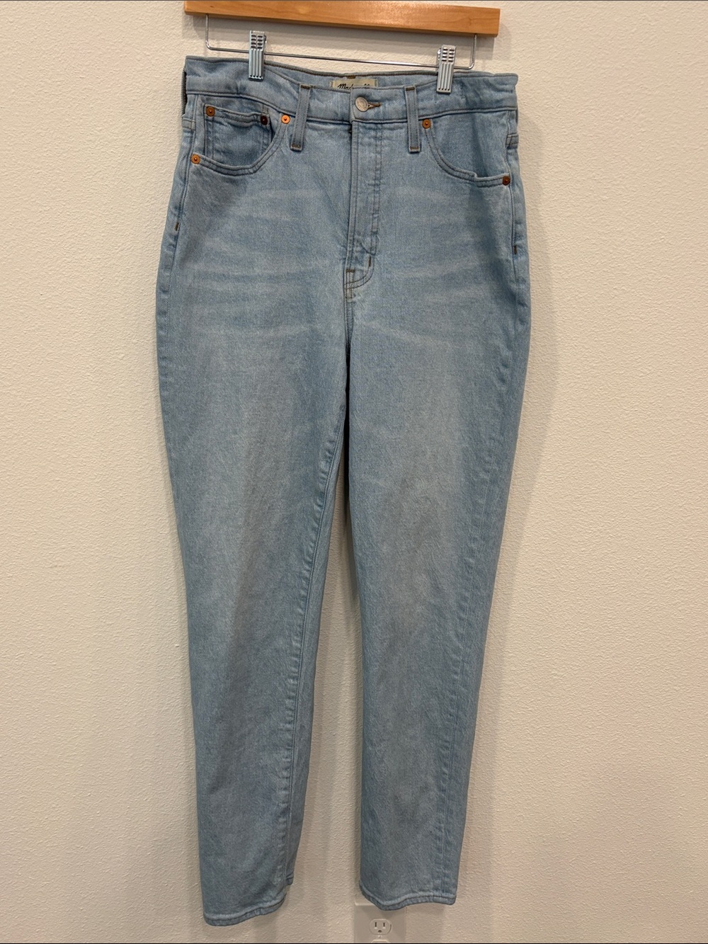 Madewell Women’s High-Rise Light Wash Jeans Size 29T Perfect Vintage